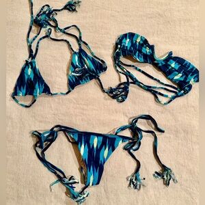 Acacia Blue Cantik Bikini Set S (3 pieces)